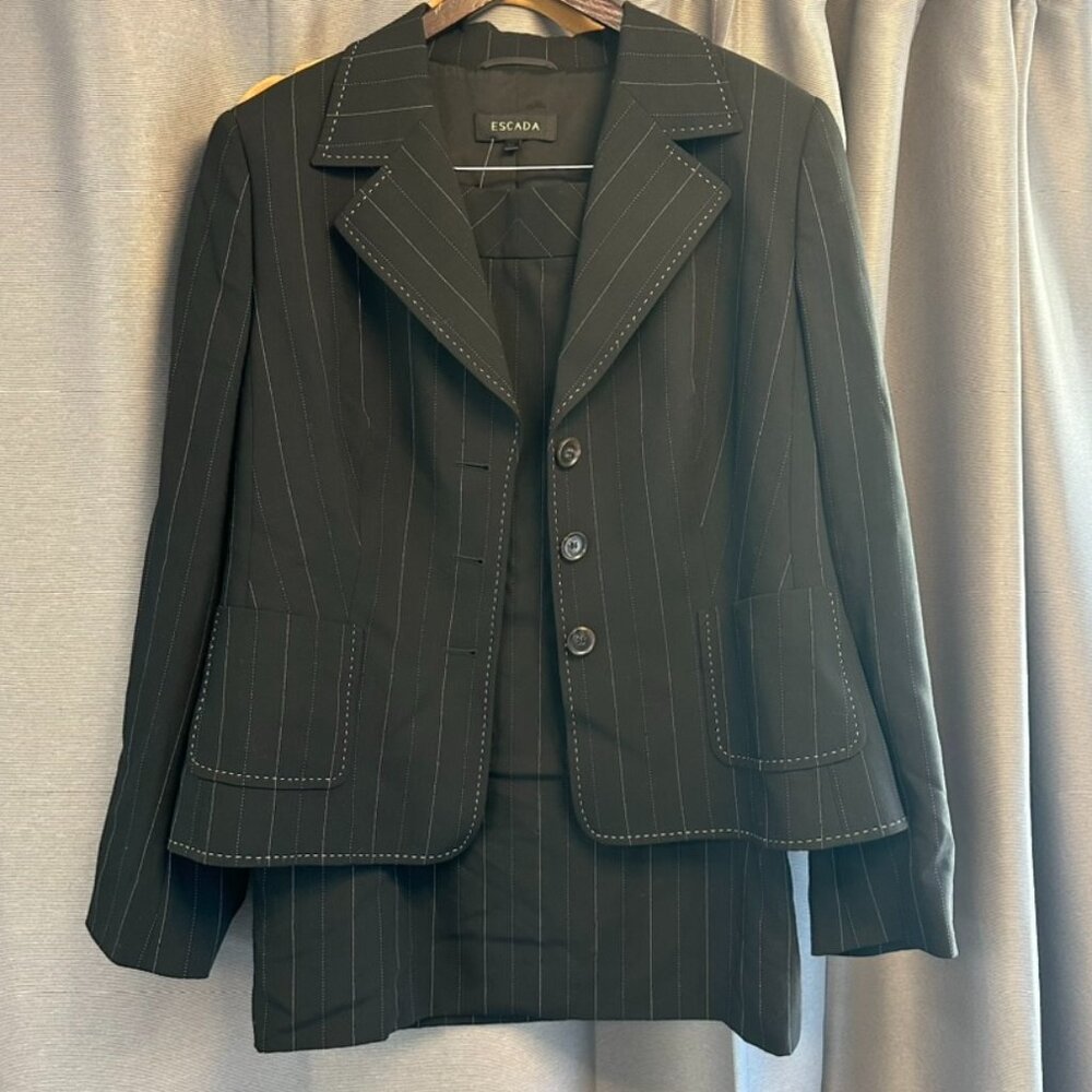 NWT Escada Wool Skirt Suit